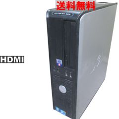 DELL OptiPlex 380【Core 2 Duo】　【Windows7モデル】 均一／スリム型／電源投入可／HDMI ジャンク　送料無料 [90564]