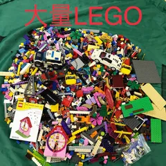 中古 LEGO レゴ   バラバラ　パーツ　ブロック　プレート　ミニフィグ　など　大量　3.5kg以上　まとめ売り DH-278-B3 ※基本ブロック　特殊パーツ　基礎板　ベースプレート　他 361
