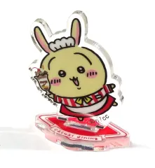 【中古】アクリルスタンド・アクリルパネル うさぎ 「ちいかわ なんか小さくてかわいいやつ ちいかわレストラン おまたせしました!!アクリルスタンドinカプセル」