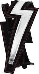 D'Addario ダダリオ ギターストラップ Lightning Bolt Suede Guitar Strap 25LNBT00 【国内正規品】