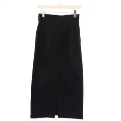 エルメス HERMESダークグレー タイトスカート ロング丈 マルジェラ期 38 マルジェラ期◎HERMES エルメス ロングスカート レザージップ ウール