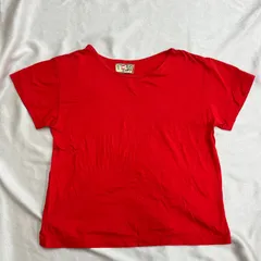 FIORUCCI フィオルッチ　半袖 Tシャツ　M レッド　赤　日本製　トップスのサムネイル