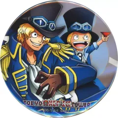 【中古】バッジ・ピンズ [単品] サボ 缶バッジ 「ワンピース お宝袋2018」 麦わらストア 東京ワンピースタワー店限定