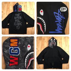 ☆激レア☆ STUSSY × BAPE シャーク パーカー Lサイズ shark full zip