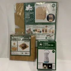 新品 未使用 LOGOS ロゴス ランタン330 クラフトスモーカー まな板 3点セット まとめ キャンプ アウトドア 調理器具 6238976のサムネイル