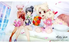 【中古】サプライ 劇場版「Fate/kaleid liner プリズマ☆イリヤ 雪下の誓い」 ラバーマット(プレイマット) リヤ＆美遊＆クロエ/バースデー