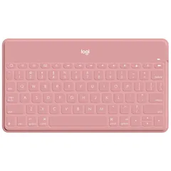 ロジクール KEYS TO GO ワイヤレス Bluetooth キーボード iK1042BP US配列 薄型 6mm 軽量 180g ワイヤレスキーボード iPhone iPad Apple TV 充電式 第10世代 第9世代 対応 耐水 無線 スマート