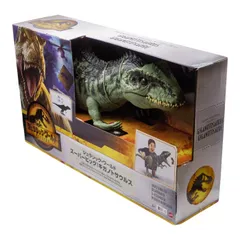 未開封品 マテル ジュラシックワールド(JURASSIC WORLD) 新たなる支配者 スーパービッグ! ギガノトサウルス 全長:約99㎝ 4才~ 中古 a1
