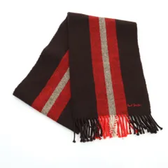 ポールスミス スコットランド製 マフラー  ブラウン Paul Smith メンズ