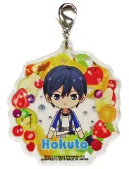 【中古】キーホルダー・マスコット(キャラクター) 氷鷹北斗 トレーディングサマーチャーム 「一番カフェ×あんさんぶるスターズ! ～Enjoy summer! PART1～」 ドリンク注文特典