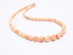 桃色珊瑚　ネックレス　～0.9mm　42cm　18705805