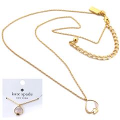 【新品 未使用】Kate spade ケイトスペード アウトレット アクセサリー シグネチャー スペード ミニ ペンダント ネックレス O0RU2901 143
