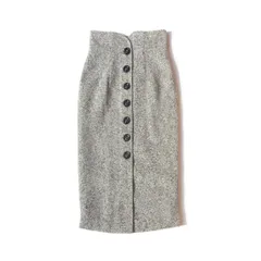 スカート ハイウエスト ロングスカート グレー ブラック 大人 オシャレ