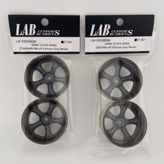 LAB LW-0908C ×2 WORK VS KF# WHEEL DEEP RIM off8 Chrome