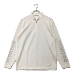 monzee モンジー ポーラーフリース ハイネック ホワイト SからLL monzee モンジー ポーラーフリース ハイネック ホワイト SからLL
