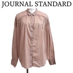 ジャーナルスタンダード　JOURNAL STANDARD レディース　コットンシャツ　ギャザー入り　長袖　ベージュ
