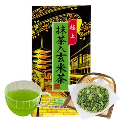 「在庫わずか」京都・宇治田原製茶場 緑茶 茶葉 日本茶 お茶 玄米茶 極上抹茶入玄米茶 100g 777