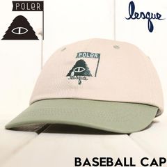 帽子 ストラップキャップ  POLeR × LESQUE ポーラー レスケコラボ BASEBALL CAP 251MCV0199 CSA 日本代理店正規品