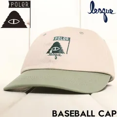 帽子 ストラップキャップ  POLeR × LESQUE ポーラー レスケコラボ BASEBALL CAP 251MCV0199 CSA 日本代理店正規品