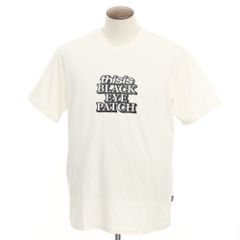 【中古】ディスイズネバーザット thisisneverthat 2022年秋冬 × BLACK EYE PATCH コットン 半袖 クルーネック Ｔシャツ オフホワイト【サイズL】【メンズ】