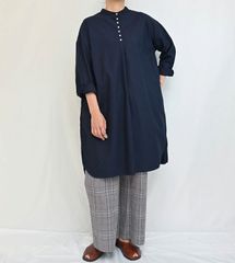SUNVALLEY サンバレー コットン 綿 オックス 2WAY ブラウス 日本