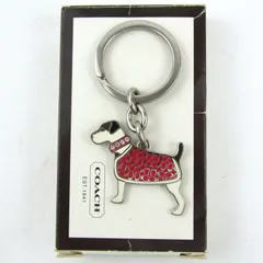 COACH 犬型キーホルダー 69390 B484 ¥16,000 COACH 犬型キーホルダー 69390 B484 ¥16,000
