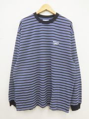 everyone×Reebok エブリワン/リーボック RB00059 25SS CLASSIC BORDER LONG SLEEVE TEE SHIRT Tシャツ　未使用美品　XL 