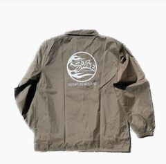 ●SPICE MOTORCYCLES × EIGHTY EIGHT(PANDA BEARS)スパイスモーターサイクルズ ブラウン/シルバー(リフレクター) ナイロン製 コーチジャケット【M】新品 ハーレーダビッドソン カスタムバイク