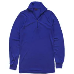 80s USA製 patagoniaパタゴニア CAPILENEキャプリーン ハイネック ハーフジップ アンダーシャツ 紺 S★ビンテージ オールド インナー
