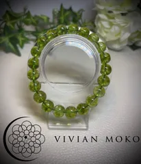 セール‼️✨️💎天然石    ペリドット   ✨️ ブレスレット   レディース＆メンズ     D417