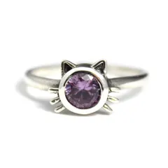 5 [世界のアクセサリー カルメロ] good vibrations グッドバイブレーション ネコ 猫 キャット リング 指輪 リング (5)