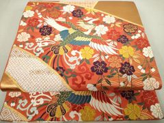 色打掛ハギレ 鶴 菊 梅 刺繍 豪華 正絹 3枚 幅38㌢長さ70〜90㌢ - メルカリ