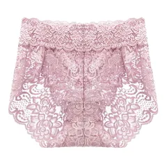 総レース ハイウエスト ショーツ レディース 大きいサイズ ひびかない 柔らか 締め付けない ストレッチ 伸びる 深ばき フルバック wf2205