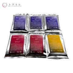 【トクキレ】QUEENS HENNA クイーンズヘナ 100g×6点セット まとめ売りお買い得 (ニューブラウン×3／レッド×2／イエロー×1) 未開封 天然ヘナ ヘアカラー
