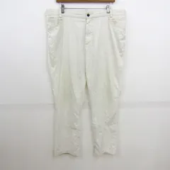 ナイキゴルフ パンツ ドライフィット ストレッチ スポーツウエア ボトムス メンズ 3XLサイズ ホワイト系 NIKEGOLF 【中古】