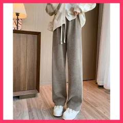 ★スタッフおすすめ大人気★裏起毛コーデュロイワイドパンツ  秋冬ならではなめらか