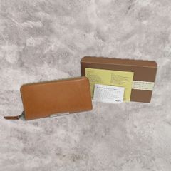 76.LEATHER & SILVER MOTO Leather Zip Long Waller【併売品】