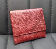 ★NA04193 BURBERRY バーバリー レザー コインケース ボルドー ノバチェック