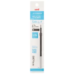 三菱鉛筆 ジェットストリーム替芯 (Lite touch ink搭載) ノック式・単色用 0.7mm 黒 1本入 SXRL7.24 （1点）