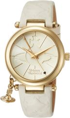 Vivienne Westwood VV006WHWH ORBII　腕時計　レディース ホワイト ゴールド　並行輸入品