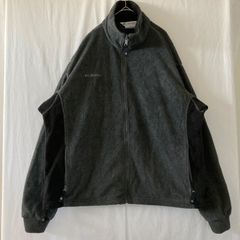 【海外規格XL】古着　Columbia　フリースジャケット　フルジップ　刺繡ロゴ　90s
