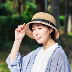 ヂェン先生の日常着 わら帽子 あみあみ模様 L - メルカリ