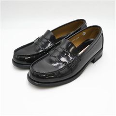 【訳あり特価品】ハルタ haruta 24.5cm ブラック 黒 mer0424 HARUTA 4505 ローファー 学生靴 レディース 3E 合成皮革