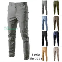 ロングパンツ メンズ 紳士服 スリムチノパン 無地 通気性 通勤ウェア スラックス ボカジュアル 春秋 vii4w835255