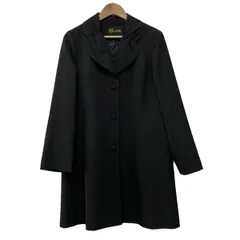 SOIR 東京ソワール ステンカラー ロングコート 黒 レディース L SOIR 東京ソワール ステンカラー ロングコート 黒 レディース L