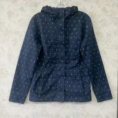 ノースフェイス マウンテンパーカー レディース S ネイビー 総柄