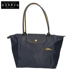 Longchamp ロンシャン 【新品同様】70周年記念 ル プリアージュ ロゴ刺繍 ナイロン M