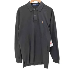 ポロバイラルフローレン Polo by RALPH LAUREN ポニー 刺繍 PIMA COTTON L/S ポロシャツ メンズ import：M 