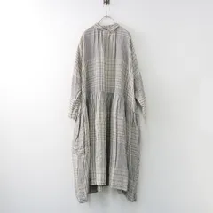 新品イチアンティークス　麻リネン　ロングシャツワンピース ICHI Antiquites Anticuites イチ アンティークス ワンピース