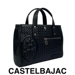 カステルバジャック　本革　ドライビングトートバッグ　047522-2　クロ